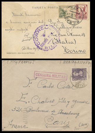  
Storia Postale - Guerra di Spagna 
 