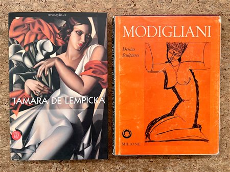 AMEDEO MODIGLIANI E TAMARA DE LEMPICKA - Lotto unico di 2 cataloghi