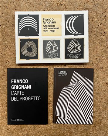 FRANCO GRIGNANI - Lotto unico di 3 cataloghi