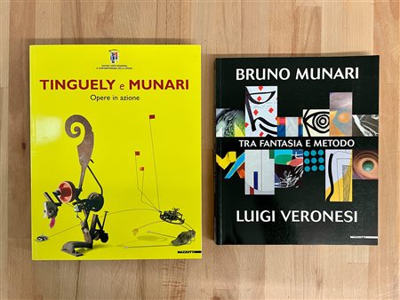 BRUNO MUNARI, LUIGI VERONESI E JEAN TINGUELY - Lotto unico di 2 cataloghi