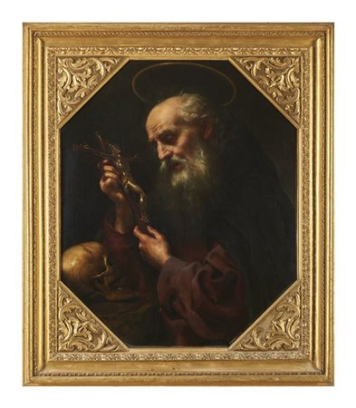 Carlo Dolci "Sant'Antonio Abate"
olio su tela (cm 82,5x67,5)
in cornice (difetti