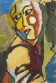 GUTTUSO RENATO (1912 - 1987) - FIGURA (SENZA TITOLO).