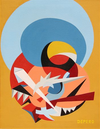 DEPERO Fortunato, Scoppio di granata