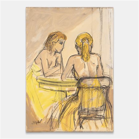 Alberto Sughi, Due donne al caffé