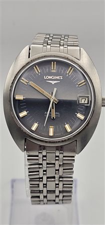 Longines Admiral Ultronic, orologio da polso da uomo in acciaio. 