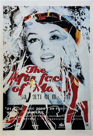 Mimmo Rotella “The fifty face of Marilyn”