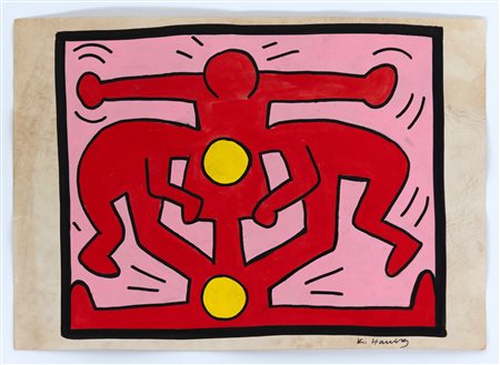 KEITH HARING Senza titolo, 1988