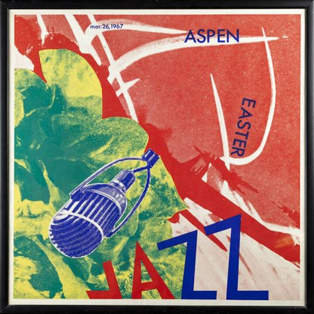 JAMES ROSENQUIST<BR>Usa 1933- 2017 New York<BR>"Jazz, Aspen, Easter" 1967