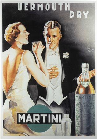 DOMENICO LUBATTI<BR>Italia 1904-1943<BR>"Vermouth Dry Martini" 1930