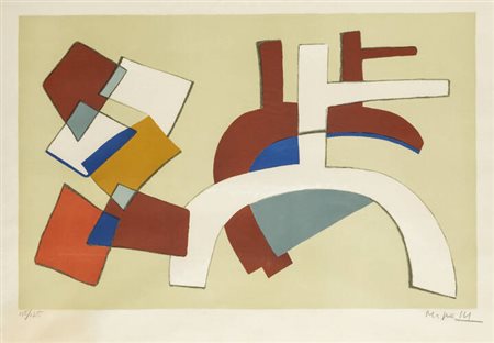 ALBERTO MAGNELLI<BR>Firenze 1888 - 1971 Parigi<BR>"Composizione"