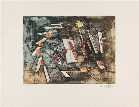 ROBERTO MATTA<BR>Santiago del Cile (Cile) 1911-2002 Civitavecchia (RM)<BR>"Senza titolo"