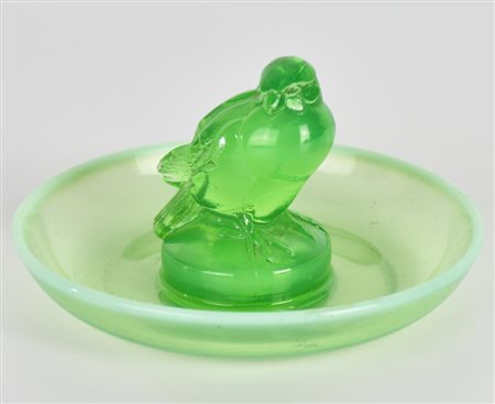 Lalique Renè "MOINEAU" POSACENERE, modello creato nel 1925 vetro...