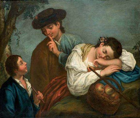 Domenico Fedeli detto il Maggiotto Venezia 1713 – 1794 FANCIULLA DORMIENTE...