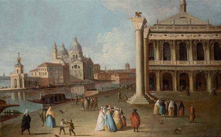 Johan Anton Richter Stoccolma 1665 – Venezia 1745 VEDUTA DELLA PIAZZETTA DI...