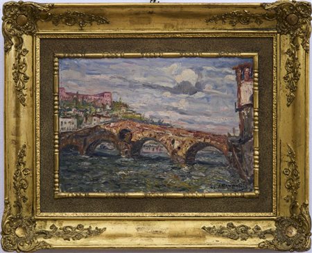 Giovanni Depretis Torino 1890 - 1940 Brescia Ponte Pietra a Verona 