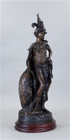 Bronze statueafter Johann Bapist Straub (1704-1784), Roman war goddess...