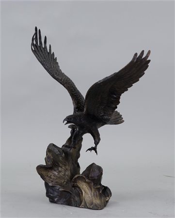 Vintage "Wings of Glory" Solid Bronze Ronald Van Ruyckevelt, 1990.25 x 18 cm.