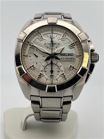 Ladies watch, Seiko 960455, steel strap, movement: Quartz. Inc box.