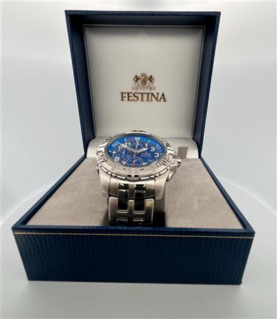 Men's watch,Festina 16096,steel strap,movement: Quartz. Including box....