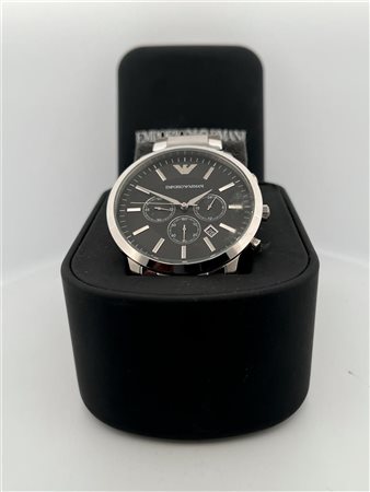 Men's watch, Emporio Armani AR-246, steel strap, movement: Quartz. Incl. box.