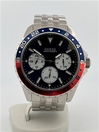 Men's watch, Guess W1107G2, steel strap, movement: Quartz. Incl. box.