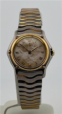 Ladies watch, Ebel 18161261, steel strap, movement: Quartz.