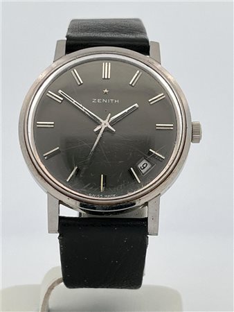 Men's watch, Zenith 399D481, Leather strap, movement: wind-up.