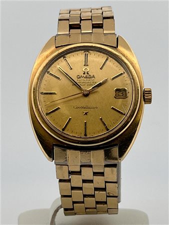 Men's watch, Omega Constalation, steel strap, movement: automatic.