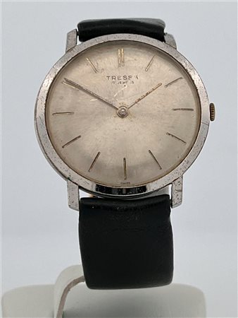 Men's watch, Tressa, Leather strap, movement: wind-up.