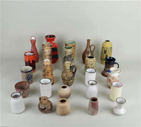 A large collection of 'Mid century' pottery.