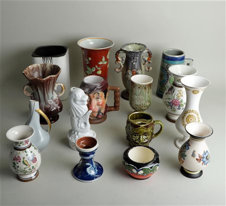 A large collection of diverse porcelain and pottery.