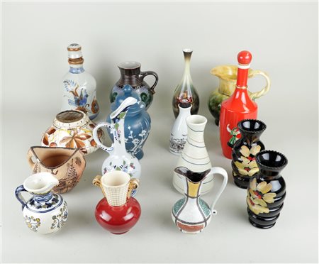 A large collection of diverse porcelain and pottery.