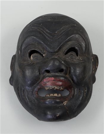 A Heijitori Gagaku Mask. Japan, circa 1900. 26 x 21 cm.