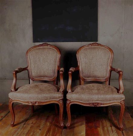 A set of two velvet upholstered Voltaire ladies' chairs, 19th century. 90 x...