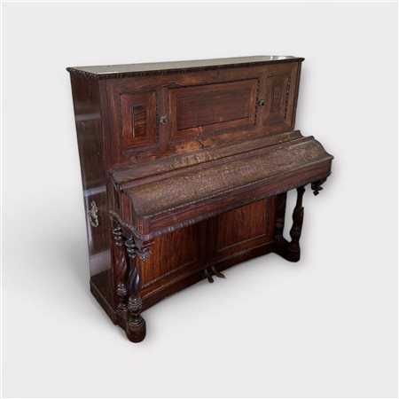 A J.F. Vogelsangs, Brussels, wall piano. ca. 1880. 130 x 130 x 60 cm.