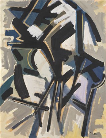 Umberto Milani (Milano 1912-1969)  - Composizione, 1959