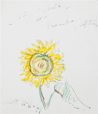 Renato Guttuso (Bagheria 1911-Roma 1987)  - Girasole, 1971