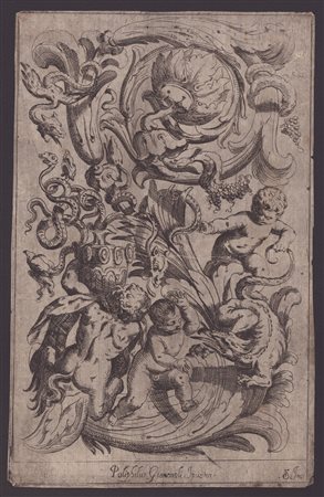 Odoardo Fialetti (1573 - 1638) Panello ornamentale dalla serie "Disegni varii...