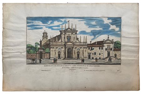 Giovanni Battista Falda (1643 - 1678) Chiesa di S. Maria dell'Horto con...