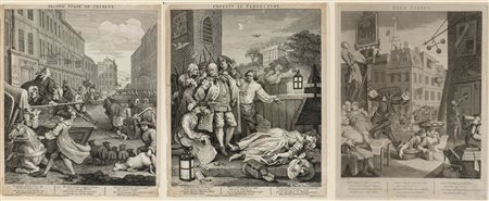 William Hogarth (1697 - 1764) Cruelty in Perfection Second Stage of Cruelty...