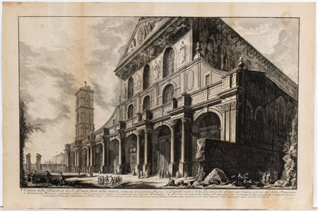 Giovanni Battista Piranesi (Mogliano Veneto, 1720 - Venezia, 1778) Veduta...