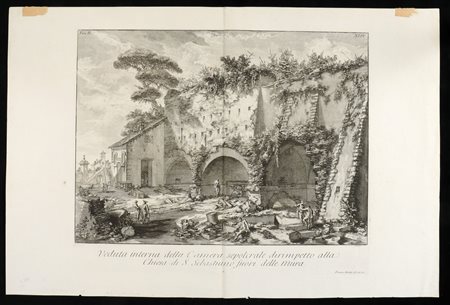 Giovanni Battista Piranesi (Mogliano Veneto, 1720 - Venezia, 1778) Veduta...