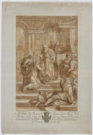 Stefano Mulinari (Firenze, 1741 ca. - 1790 ca.) La Presentazione di Gesù al...