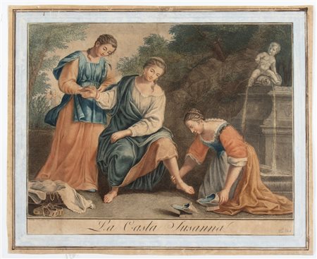 Benedetto Eredi (Ravenna, Fi 1750 renze - 1815) La casta Susanna da Matteo...