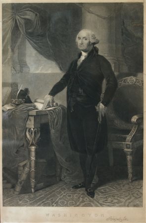 Gilbert Stuart (after) (Rhode Island, 1754 - Boston, 1828) George Washington...