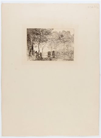 Jean-Baptiste Camille Corot (1796-1875) Orphée entrainant Eurydike...