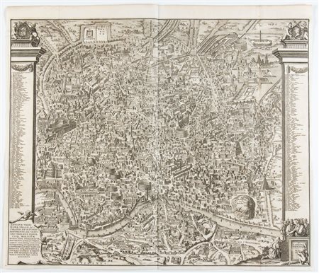 Pieter van der Aa (1659 - 1733) Antiquae Urbis Romae Imago accuratiss. ex...