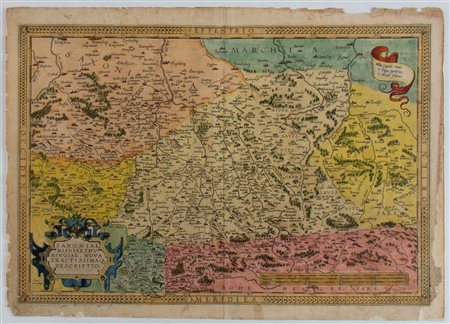 Abraham Ortelius (1527 - 1598) Saxoniae, Misniae, Thuringiae, Nova...