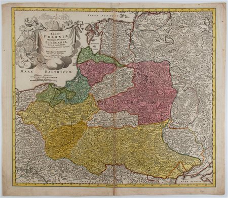 Johann Baptist Homann (1664 - 1724) Regni Poloniae Magnique Ducatus...