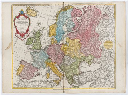 Guillaume de l'Isle (1675-1726) Carte d'Europe dressée pour l'usage du Roy...